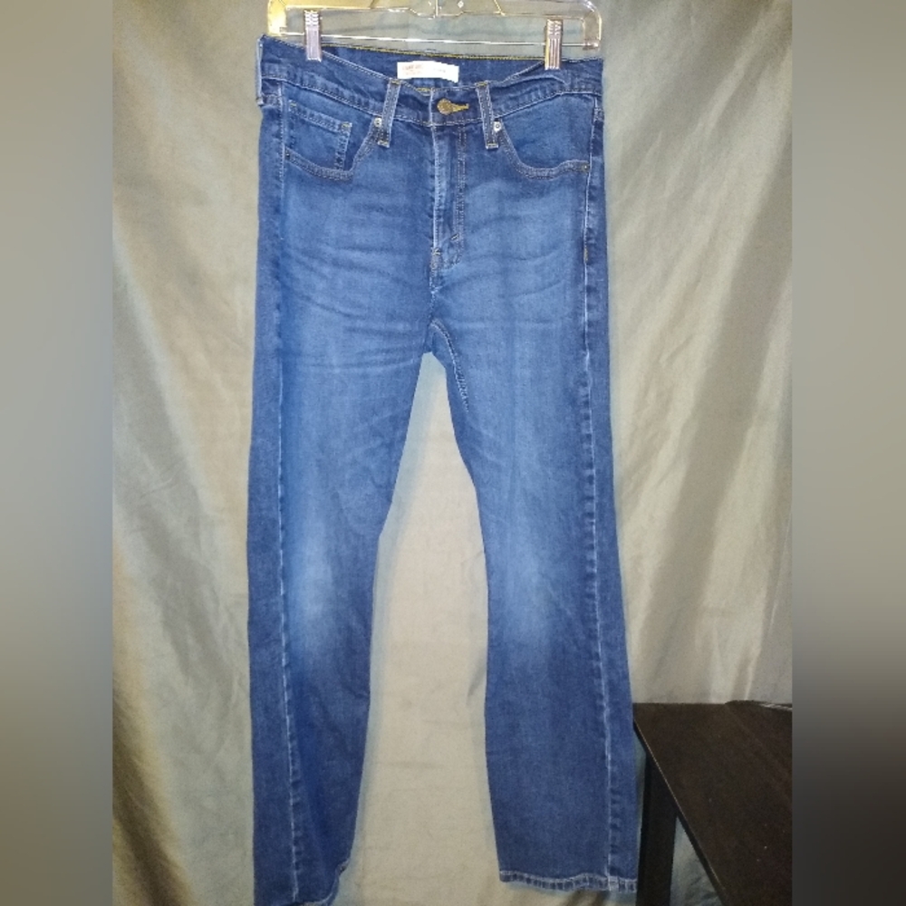 Levi signature straight leg blue denim jeans